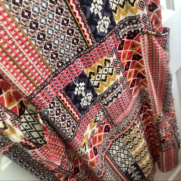 Boho Dropwaist Shift Dress with Pockets - Picture 12 of 16